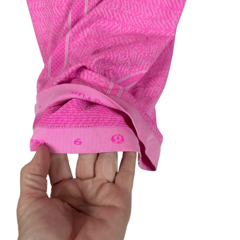 Swiftly Tech Long Sleeve Hip Length Size 6 Heathered Raspberry - Picture 4 of 4